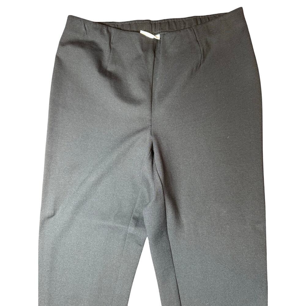 J.JILL PONTE PULL-ON SLIM LEG ANKLE PANTS BLACK SIZE SMALL - Picture 4 of 7
